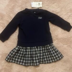 Polo sweater dress